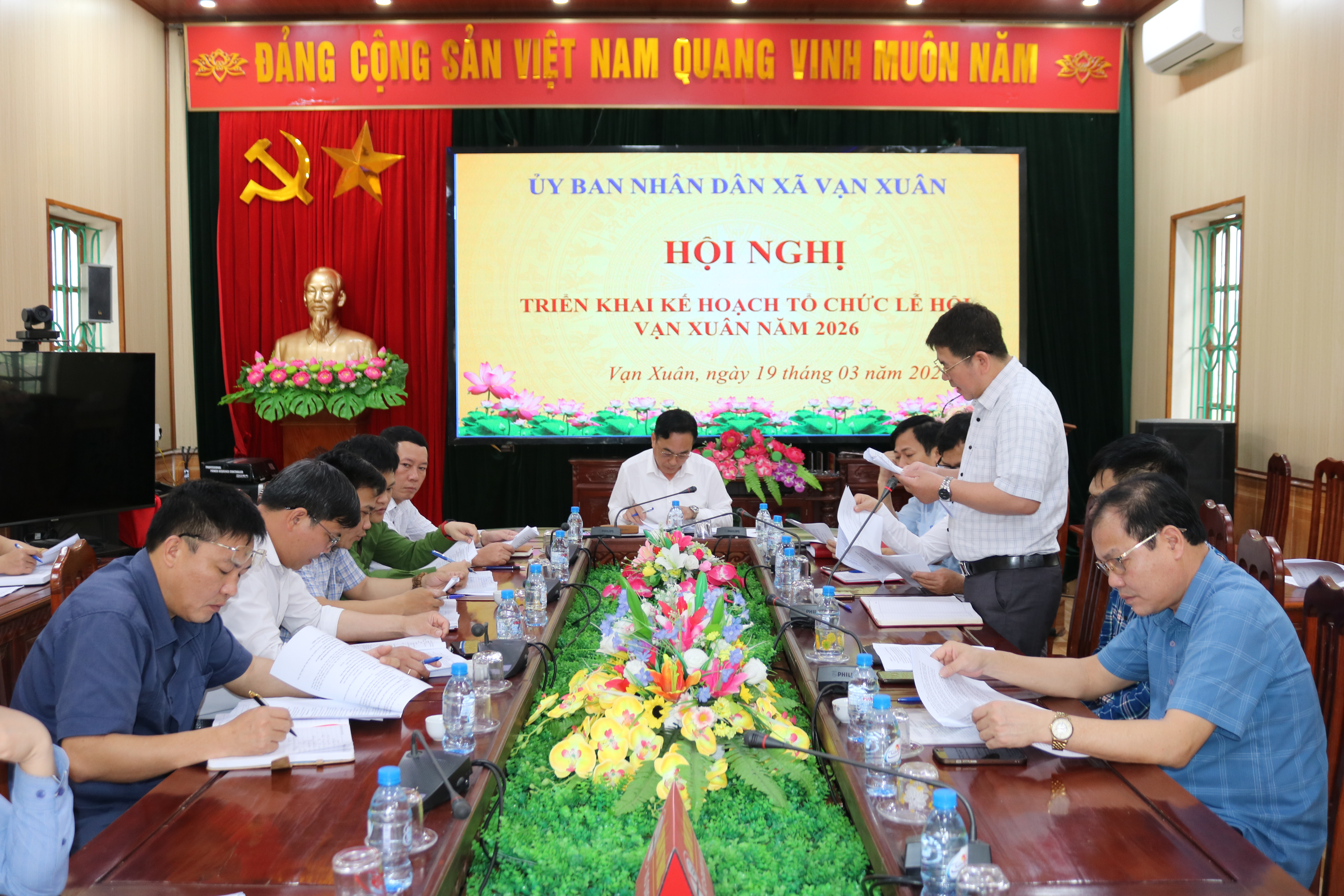 XÃ VẠN XUÂN TRIỂN KHAI KẾ HOẠCH TỔ CHỨC LỄ HỘI VẠN XUÂN NĂM 2026