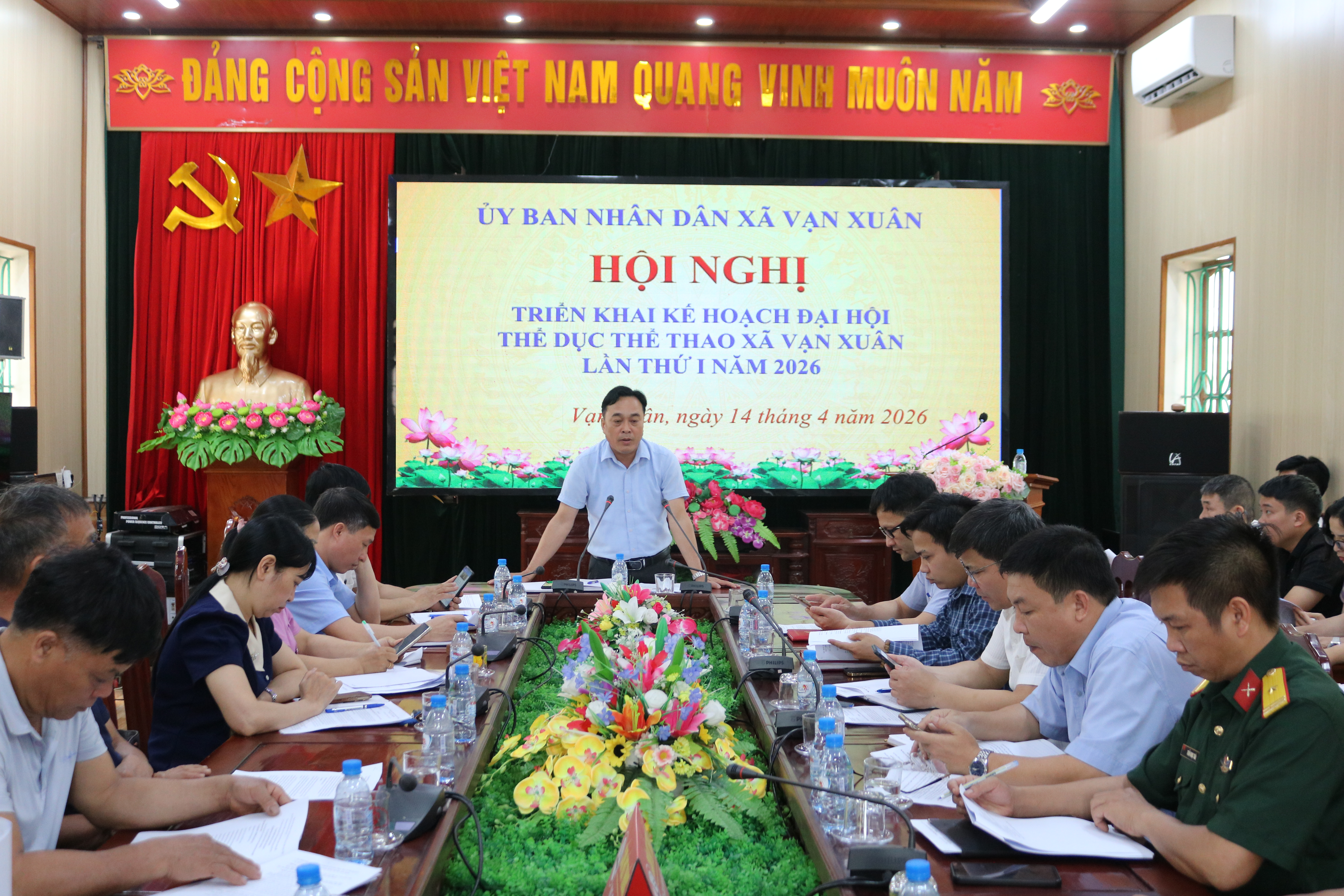 UBND xã Vạn Xuân  triển khai Kế hoạch tổ chức Đại hội Thể dục thể thao lần thứ I năm 2026