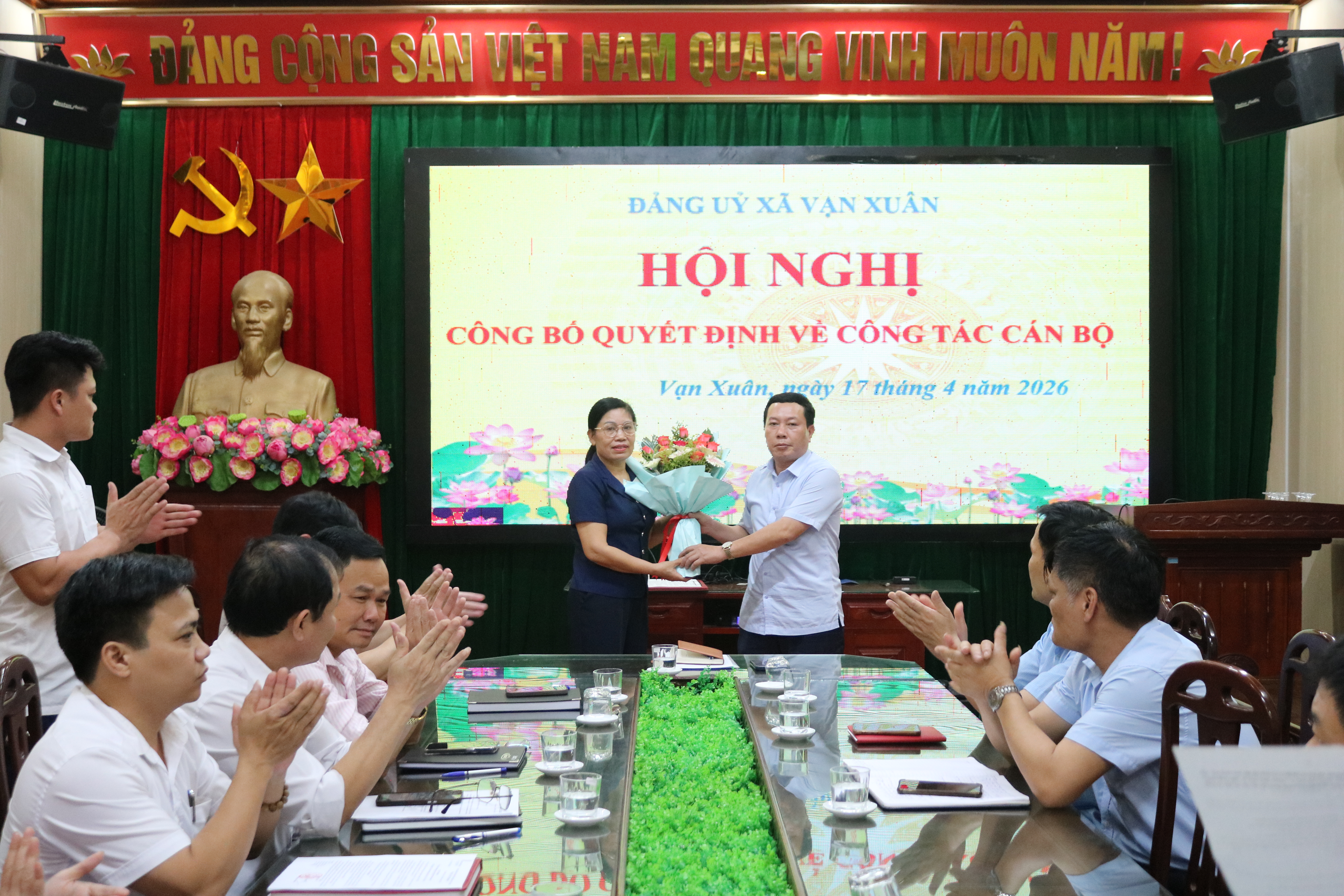 Hội nghị công bố Quyết định về công tác cán bộ