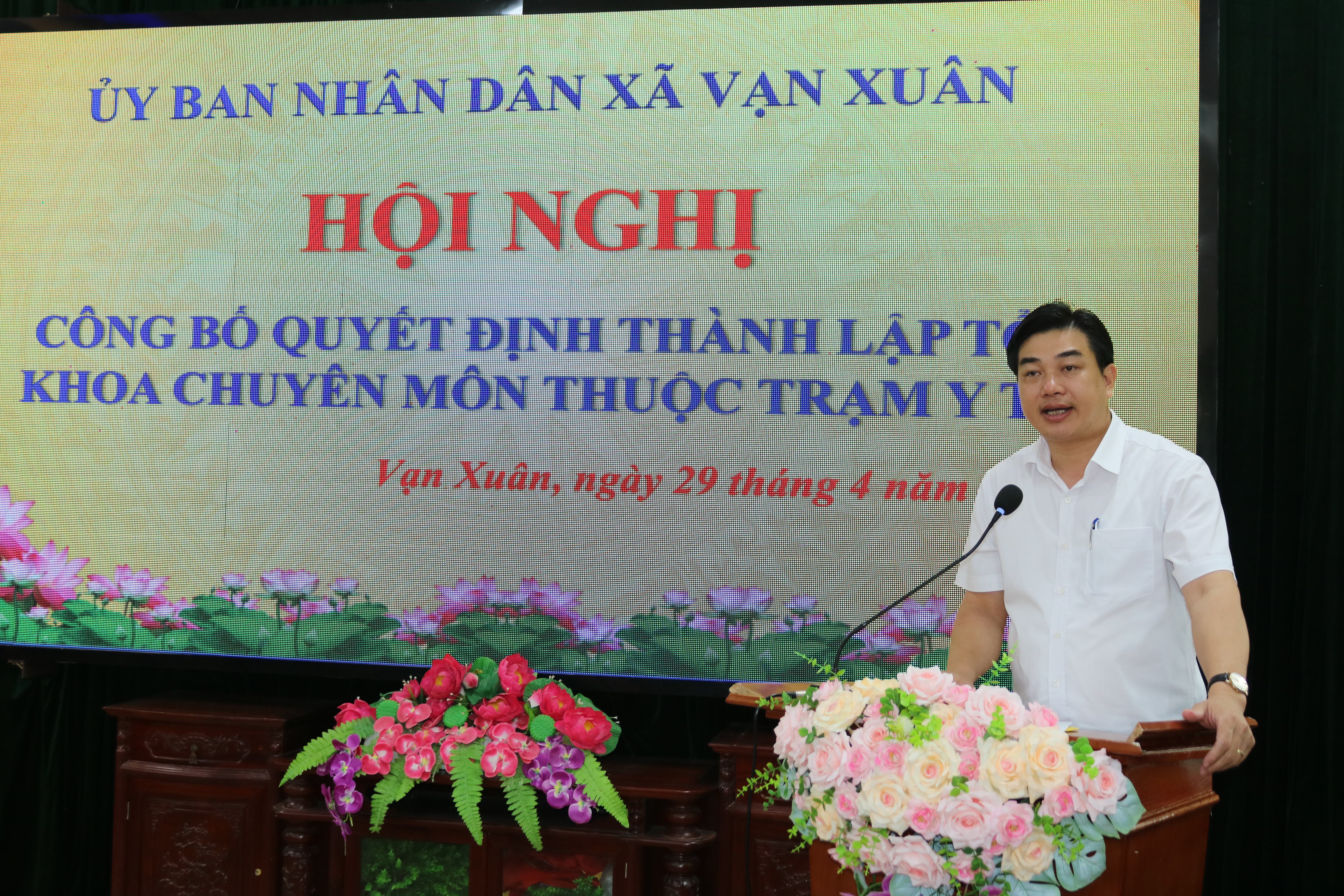 Xã Vạn Xuân tổ chức hội nghị công bố Quyết định thành lập Tổ Khoa học chuyên môn thuộc Trạm Y tế