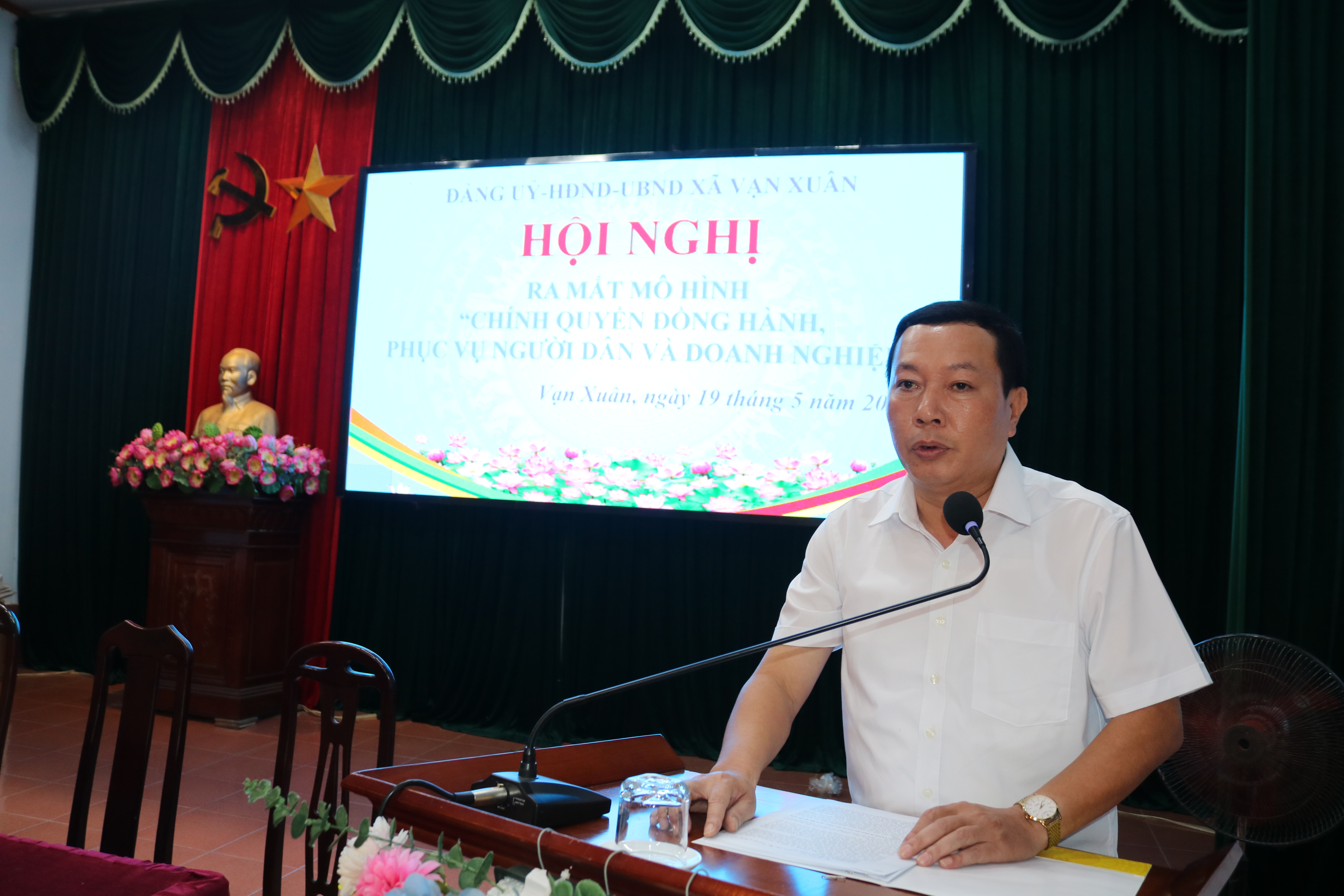 Xã Vạn Xuân ra mắt mô hình “Chính quyền đồng hành, phục vụ người dân và doanh nghiệp”