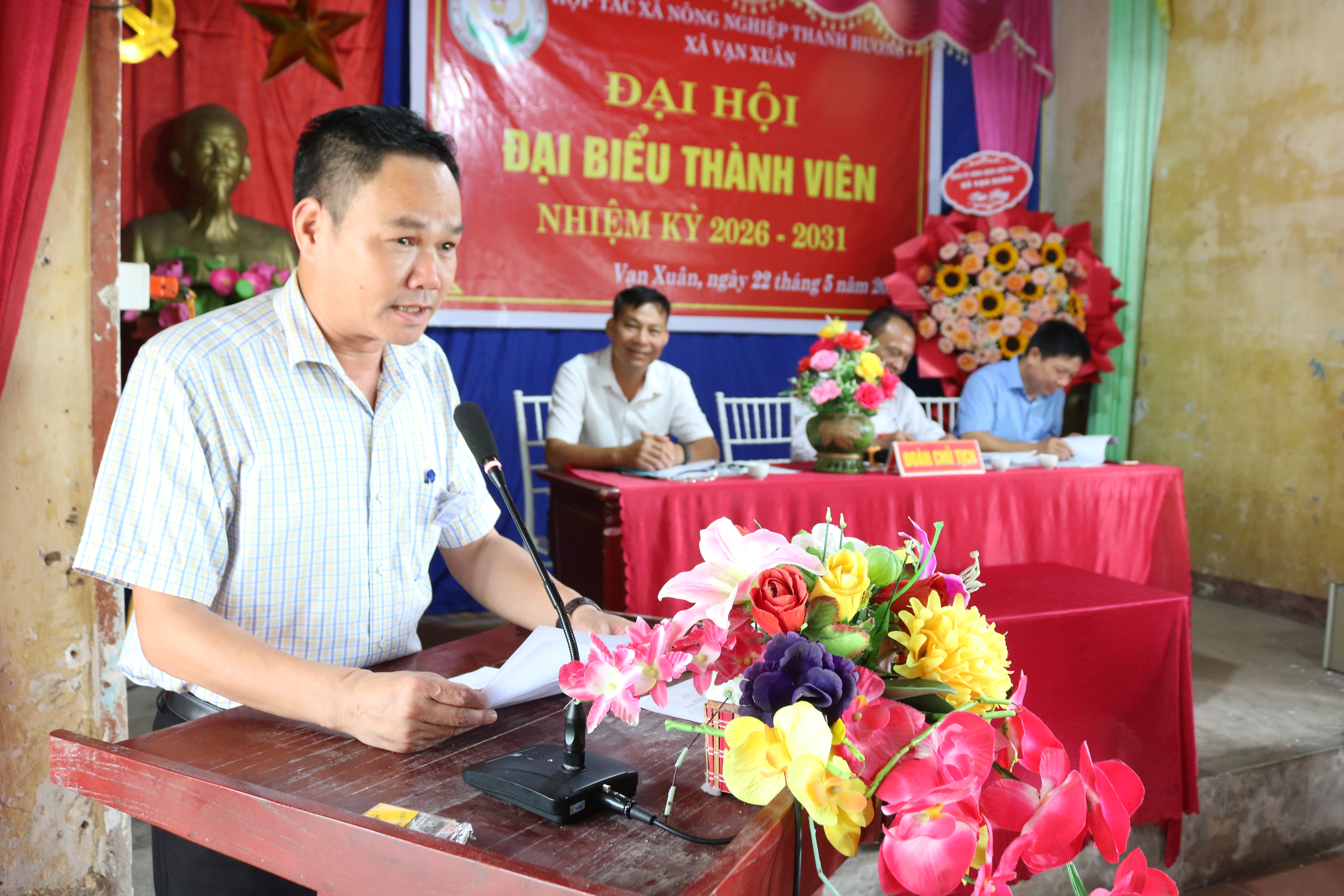 Hợp tác xã Nông nghiệp Thanh Hương tổ chức Đại hội đại biểu thành viên nhiệm kỳ 2026–2031