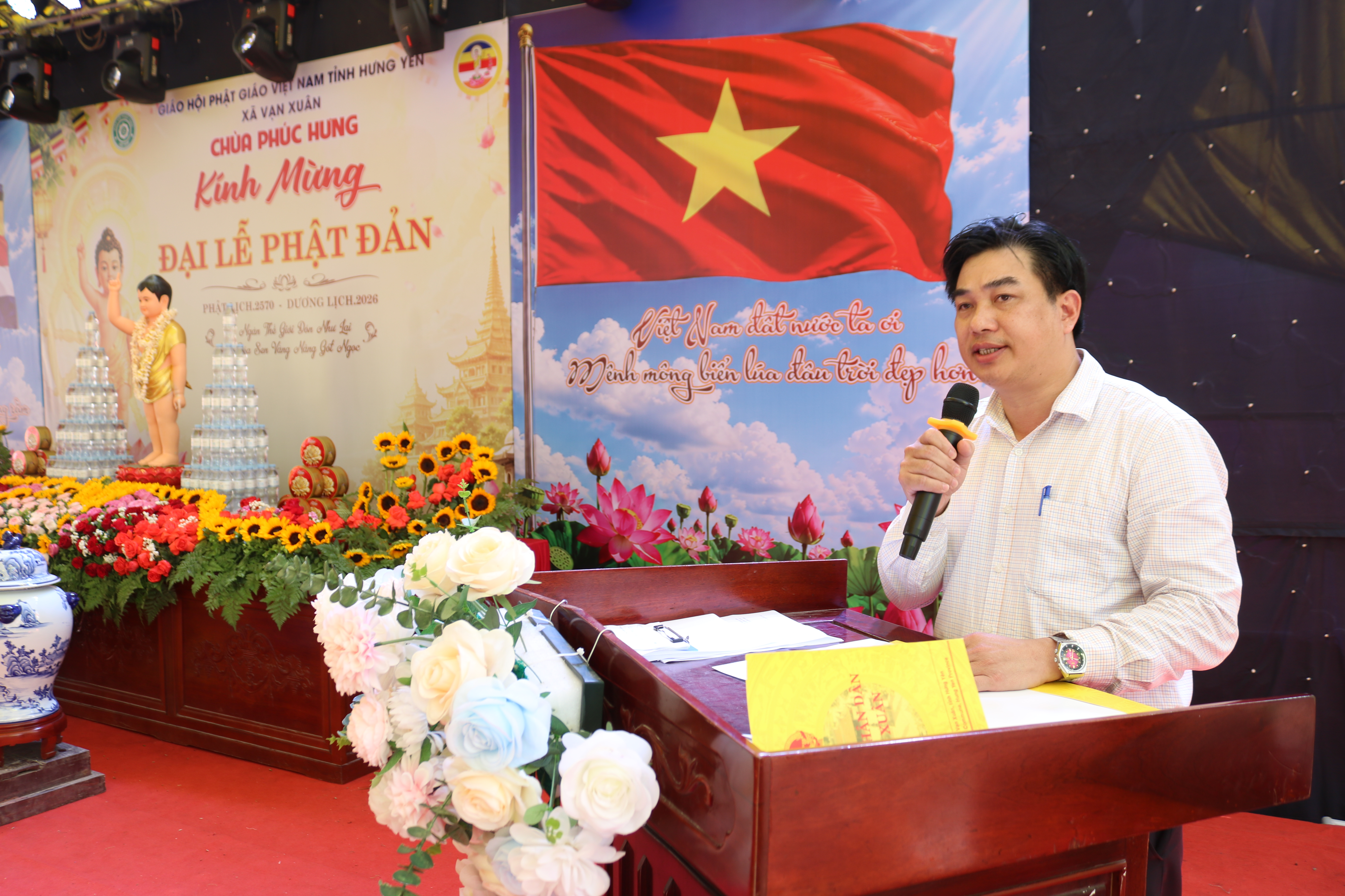 Chùa Phúc Hưng, xã Vạn Xuân tổ chức Đại lễ Phật đản Phật lịch 2570 - Dương Lịch 2026