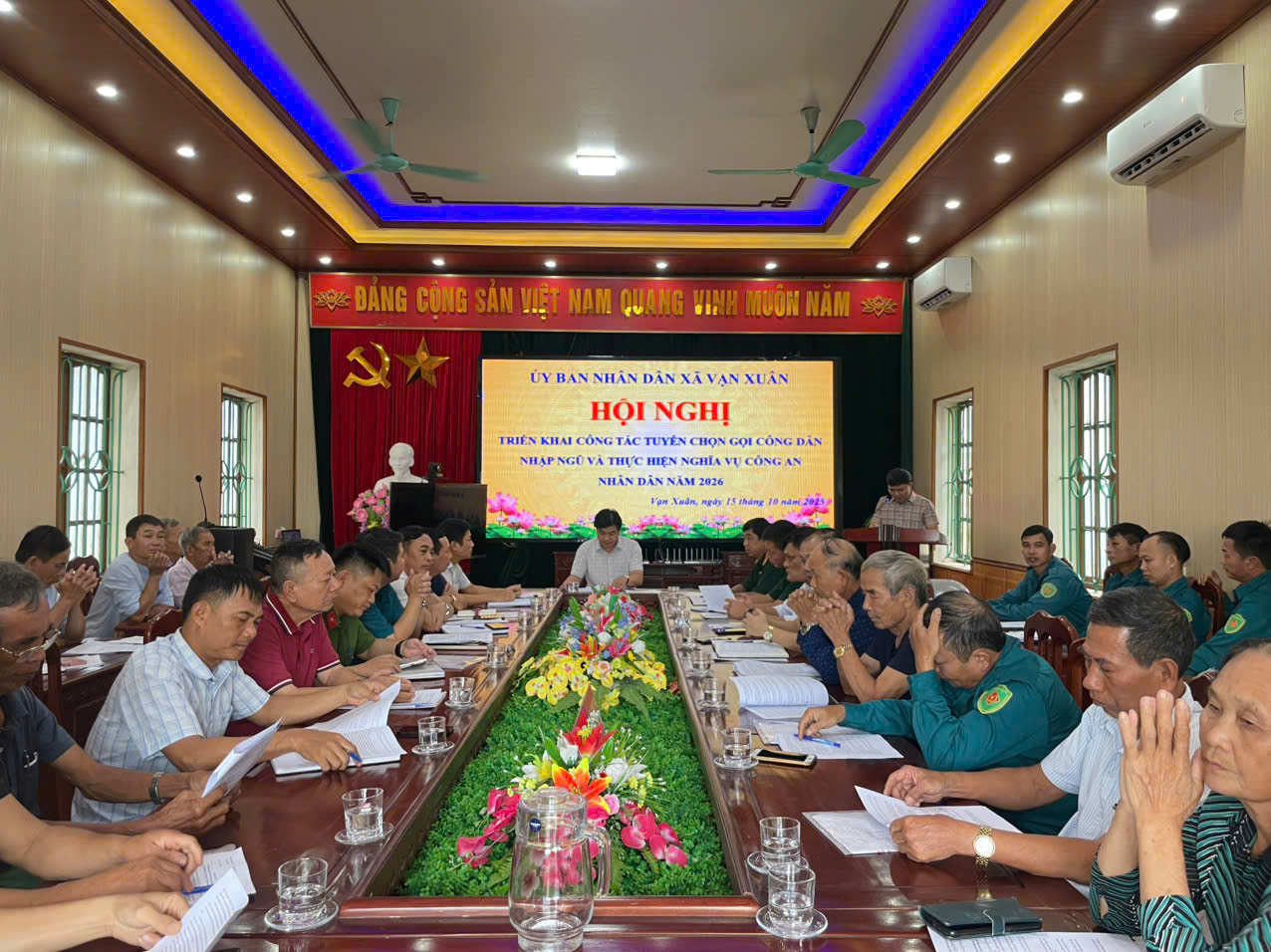 HỘI NGHỊ TRIỂN KHAI CÔNG TÁC TUYỂN CHỌN VÀ GỌI CÔNG DÂN NHẬP NGŨ NĂM 2026.