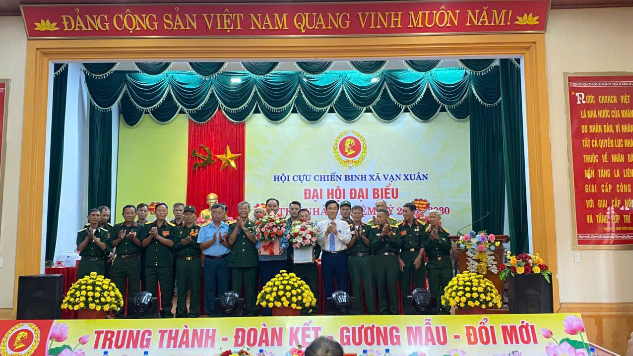 Đại hội đại biểu Hội Cựu chiến binh xã Vạn Xuân lần thứ I, nhiệm kỳ 2025 – 2030