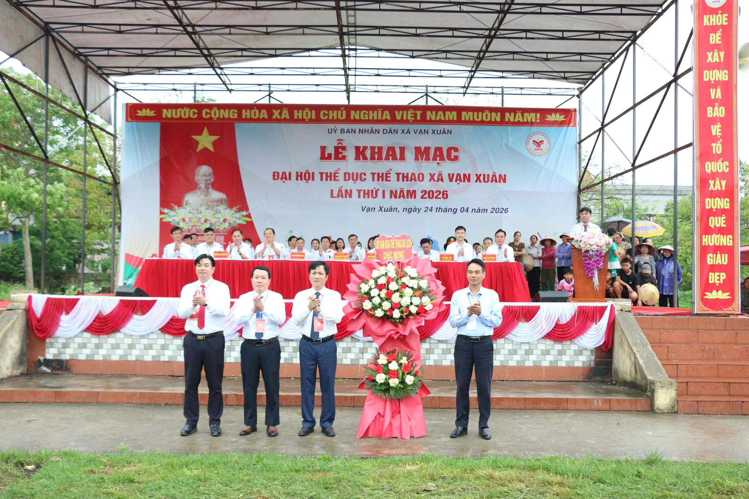 Khai mạc Đại hội Thể dục, thể thao xã Vạn Xuân lần thứ I, năm 2026