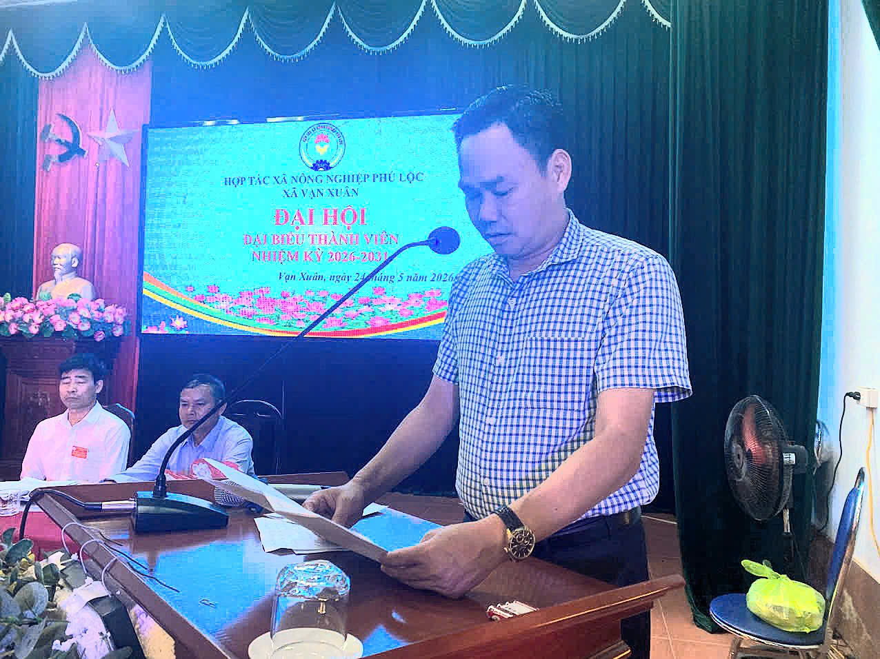 Đại hội đại biểu thành viên HTX Nông nghiệp Phú Lộc, nhiệm kỳ 2026 -2031